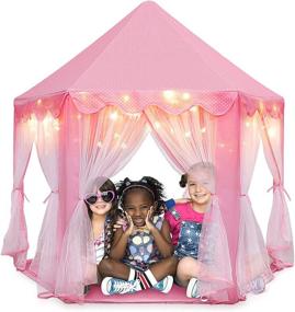 img 4 attached to 🏰 Enchanting Orian Hexagon Princess Play Tent: Perfect Fairy Tale Hideaway