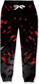 img 3 attached to 🐉 Uideazone Dragons Pattern Sweatpants: Stylish Boys' Fashion Pants