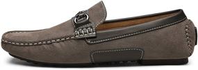 img 3 attached to Bruno Marc Hugh 01 Leather Driving Men's Shoes for Loafers & Slip-Ons