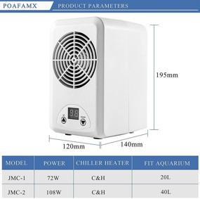 img 3 attached to 🏡 Poafamx 5 Gallon Aquarium Water Cooling and Heating System with Pump and Pipe - Ideal for Household Fish Farm, Water Grass, Jellyfish, Coral - Quiet & 110V Compatible