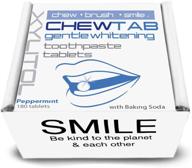 💎 whitening toothpaste tablets: weldental chewtab gentle peppermint refill - effortless dental care logo