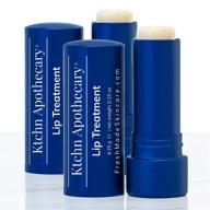 🌿 ultra-rich lip treatment: moisturizing lip balm & conditioner-in-1, hydrate, nourish, and rejuvenate dry lips - pack of 2, 100% natural with food-quality ingredients in aluminum tube logo