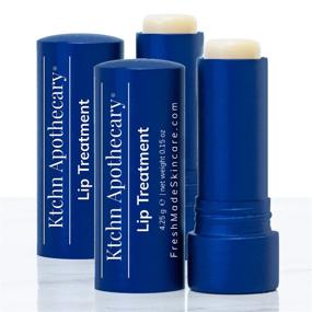 img 4 attached to 🌿 Ultra-Rich Lip Treatment: Moisturizing Lip Balm & Conditioner-in-1, Hydrate, Nourish, and Rejuvenate Dry Lips - Pack of 2, 100% Natural with Food-Quality Ingredients in Aluminum Tube