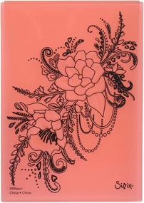 img 2 attached to 🌸 Sizzix 662455 Flower Heart Embossing Folder by Courtney Chilson - Vibrant Multi Color Design, Ideal for Crafting - One Size