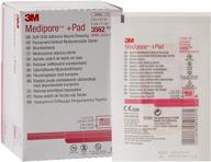 🩹 3m medipore +pad 2x2.75 adhesive wound dressing: soft cloth, 50/bx, 3m3562 логотип