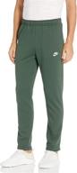 👖 nike men's nsw club pant open hem: stylish comfort for active men logo