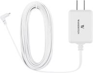 🔌 wasserstein quick charge 3.0 power adapter for arlo pro, pro 2, go - weatherproof (white) logo