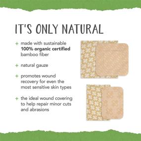 img 2 attached to PATCH Large Square and Rectangle Bamboo Bandages – Hypoallergenic, Zero Waste, Compostable & Natural - Cruelty-Free, Eco-Friendly - 10 ct