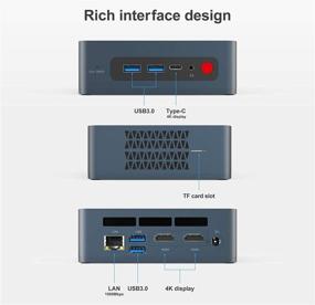 img 1 attached to Мини-ПК Beelink SEi10: процессор Intel Core i3-10110U 10-го поколения, 16 ГБ ОЗУ, 512 ГБ NVMe SSD, Windows 10 Pro, два порта HDMI, вывод 4K @ 60 Гц, WiFi-5, BT5.0, Type-C.