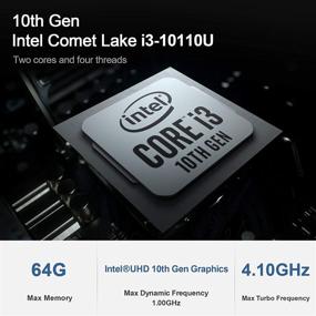 img 3 attached to Мини-ПК Beelink SEi10: процессор Intel Core i3-10110U 10-го поколения, 16 ГБ ОЗУ, 512 ГБ NVMe SSD, Windows 10 Pro, два порта HDMI, вывод 4K @ 60 Гц, WiFi-5, BT5.0, Type-C.