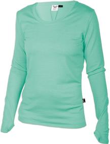 img 4 attached to Merino 365 Longsleeve Thumbloops Lemonade Sports & Fitness for Other Sports