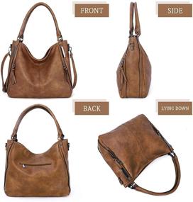 img 1 attached to KL928 Womens Handbags Shoulder Top Handle Women's Handbags & Wallets