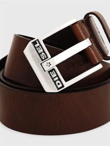 img 3 attached to Diesel Mens Chestnut Argento America Men's Accessories