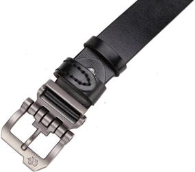 img 1 attached to BISON DENIM Genuine Leather Buckle