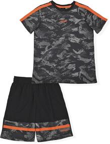 img 3 attached to 🌊 Spalding Boys Americana Shorts Set: Coastal-themed Boys' Clothing Sets