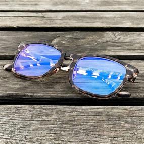 img 1 attached to Kid's Unbreakable Blue Light Blocking Glasses – 2 Pack: Transparent Pink & Leopard Design