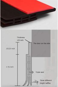 img 2 attached to 🧡 Seal in Comfort: Self Adhesive Sweep Draft Stopper