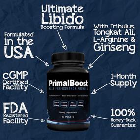 img 1 attached to PrimalBoost Performance Supplement L Arginine Vegetable