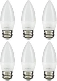 img 4 attached to Dimmable Sunlite Torpedo Chandelier - Equivalent for Improved SEO