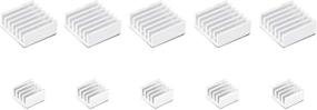 img 3 attached to Uxcell Adhesive Aluminum Heatsink 14X14X6Mm Industrial Electrical