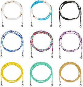 img 4 attached to 👓 SHIWE Colorful Necklace Eyeglass Anti-Loss for Stylish, Practical Accessory