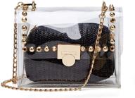 👜 stylish transparent shoulder crossbody: women's handbags & wallets logo