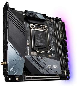 img 1 attached to 🔥 GIGABYTE Z590I AORUS Ultra - LGA 1200 Intel Z590 Mini-ITX Motherboard with Dual M.2, PCIe 4.0, USB 3.2 Gen2X2 Type-C, Intel WiFi 6, Intel i225V 2.5GbE, and Gaming Features