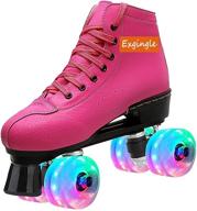 🛼 top-rated beginner artistic roller skates: women's indoor/outdoor skates for youth and adults logo