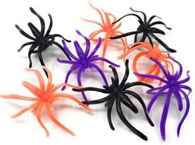 img 4 attached to 🕷️ Glow-in-the-Dark Halloween Spider Assortment