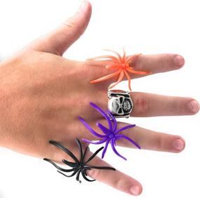 img 2 attached to 🕷️ Glow-in-the-Dark Halloween Spider Assortment