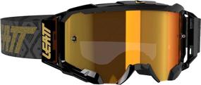 img 1 attached to Leatt Brace 5.5 Velocity Iriz Goggles - Black/Bronze Lens - Enhanced SEO