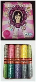 img 1 attached to 🧵 Aurifil Thread Set PREMIUM COLLECTION By Tula Pink: Variegated 50wt Cotton 10 Small (220 yard) Spools - High Quality Quilting Thread Collection