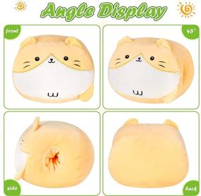 img 2 attached to 🐱 CozyWorld Cute Kitty Soft Hand Warmer Pillow Plush Toy Stuffed Animal Sofa Bed Cushion Adorable Pal Birthday Gift for Toddlers, Children, Girls, and Adults