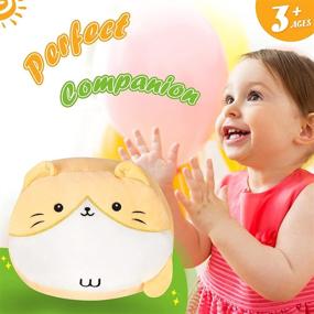 img 3 attached to 🐱 CozyWorld Cute Kitty Soft Hand Warmer Pillow Plush Toy Stuffed Animal Sofa Bed Cushion Adorable Pal Birthday Gift for Toddlers, Children, Girls, and Adults