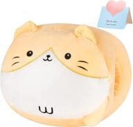 🐱 cozyworld cute kitty soft hand warmer pillow plush toy stuffed animal sofa bed cushion adorable pal birthday gift for toddlers, children, girls, and adults logo