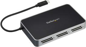 img 1 attached to 📸 StarTech.com Portable Thunderbolt 3 SD Card Reader - 6-Slot - SD/SDHC/SDXC - UHS-II - SD 4.0 - TAA Compliant - Multi-Card Reader (6SD4FCRTB3C)