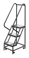 🏭 tri-arc kdsr103162: industrial warehouse ladder with handrails and wide grip-strut tread логотип