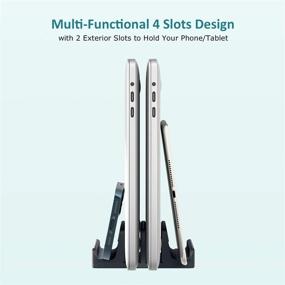 img 1 attached to Vertical Laptop Stand SPACEMax Adjustable Tablet Accessories