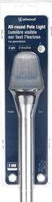 img 1 attached to Attwood 5110-24-7 24-Inch Frosted Globe All-Round Pole Light