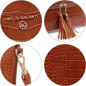 img 2 attached to 👜 Stylish & Lightweight Amelie Galanti Crossbody Handbags - Trendy Women's Shoulder Bags with Matching Wallets
