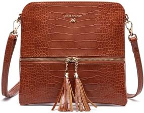 img 4 attached to 👜 Stylish & Lightweight Amelie Galanti Crossbody Handbags - Trendy Women's Shoulder Bags with Matching Wallets