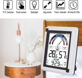 img 1 attached to HAYATUN Hygrometer Thermometer Humidity Indicator