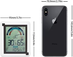 img 2 attached to HAYATUN Hygrometer Thermometer Humidity Indicator