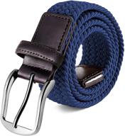 👨 dinliaan stretch elastic fathers men's accessories belts - gift boxed logo