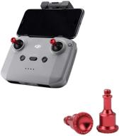 🕹️ gouduoduo2018 mavic air 2 / mini 2 red aluminum alloy joystick for dji air 2s / mavic air 2 / mini 2 remote controller logo