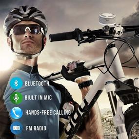 img 2 attached to 🔊 Вневременный портативный Bluetooth-динамик: водонепроницаемый, высококачественный звук, совместимый с iOS/Android, душевой/уличный динамик с присоской, карабином, крепление на велосипед, радиоприемником, функциями громкой связи.