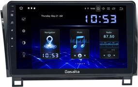 img 4 attached to 🚗 Dasaita 10.2" Touch Screen Android 10.0 Car Stereo for Toyota Tundra 2007-2013 & Sequoia 2008-2018: GPS, Bluetooth, Carplay, Android Auto