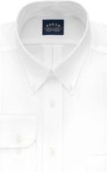 👔 ultimate comfort and style: eagle stretch collar buttondown sleeve men's shirts logo