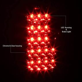 img 3 attached to 🚗 Chevy C/K Series Chrome Clear Lens LED Tail Light - DNA TL-C10-LED-CH-CL