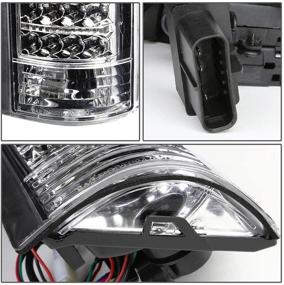 img 2 attached to 🚗 Chevy C/K Series Chrome Clear Lens LED Tail Light - DNA TL-C10-LED-CH-CL